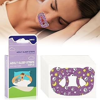 Adult Sleep Strips, Nasal Breathing Aid for Better Sleep, 30 Count, 75mm x 55mm