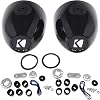 KICKER Enclosures Negros Mini Torre Wake Cargados con Parlantes DSC de 4" 3