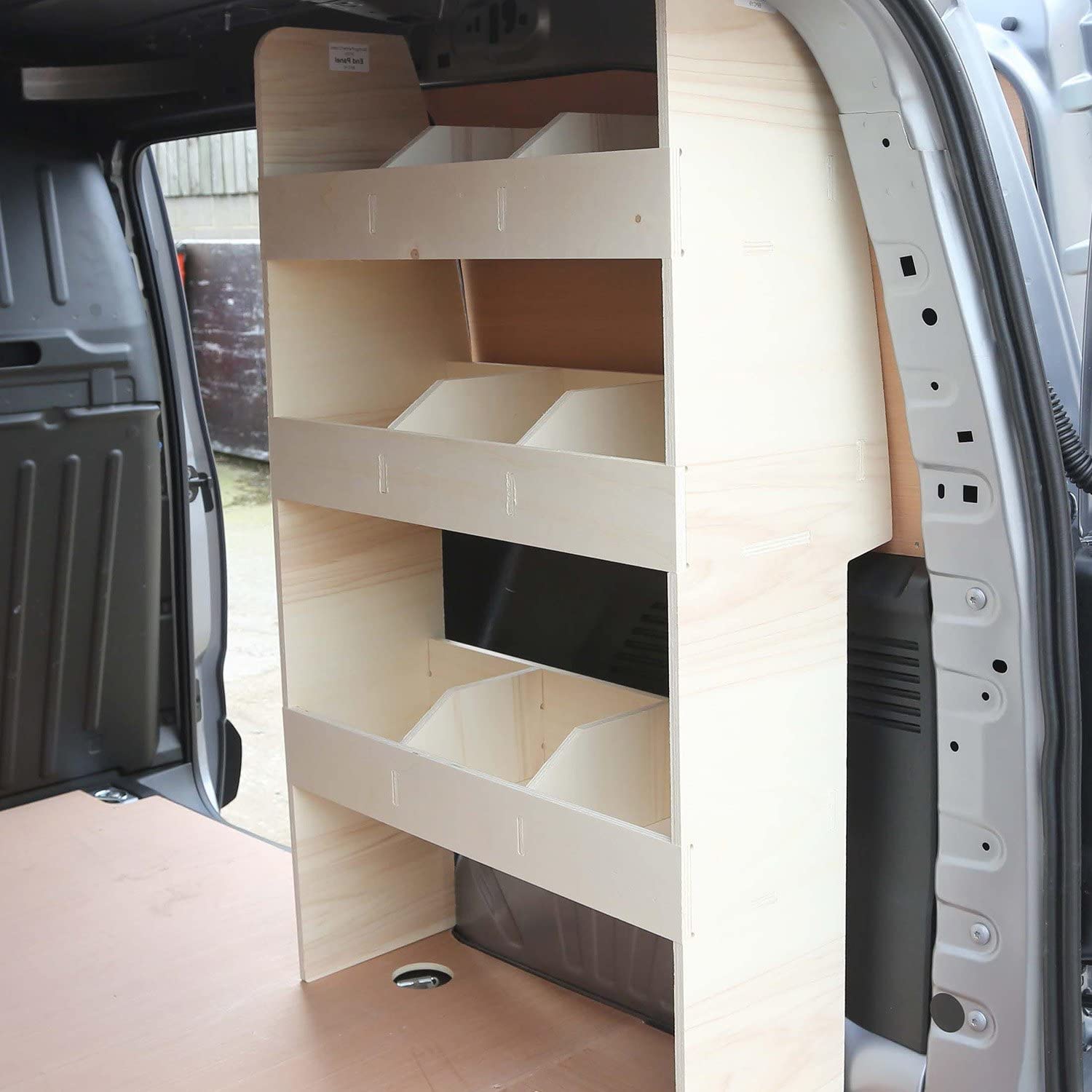 Vanify Estanterías para Furgonetas - Se Ajusta a Citroen BERLINGO M (L1) 2019+ Estanterías Dobles traseras