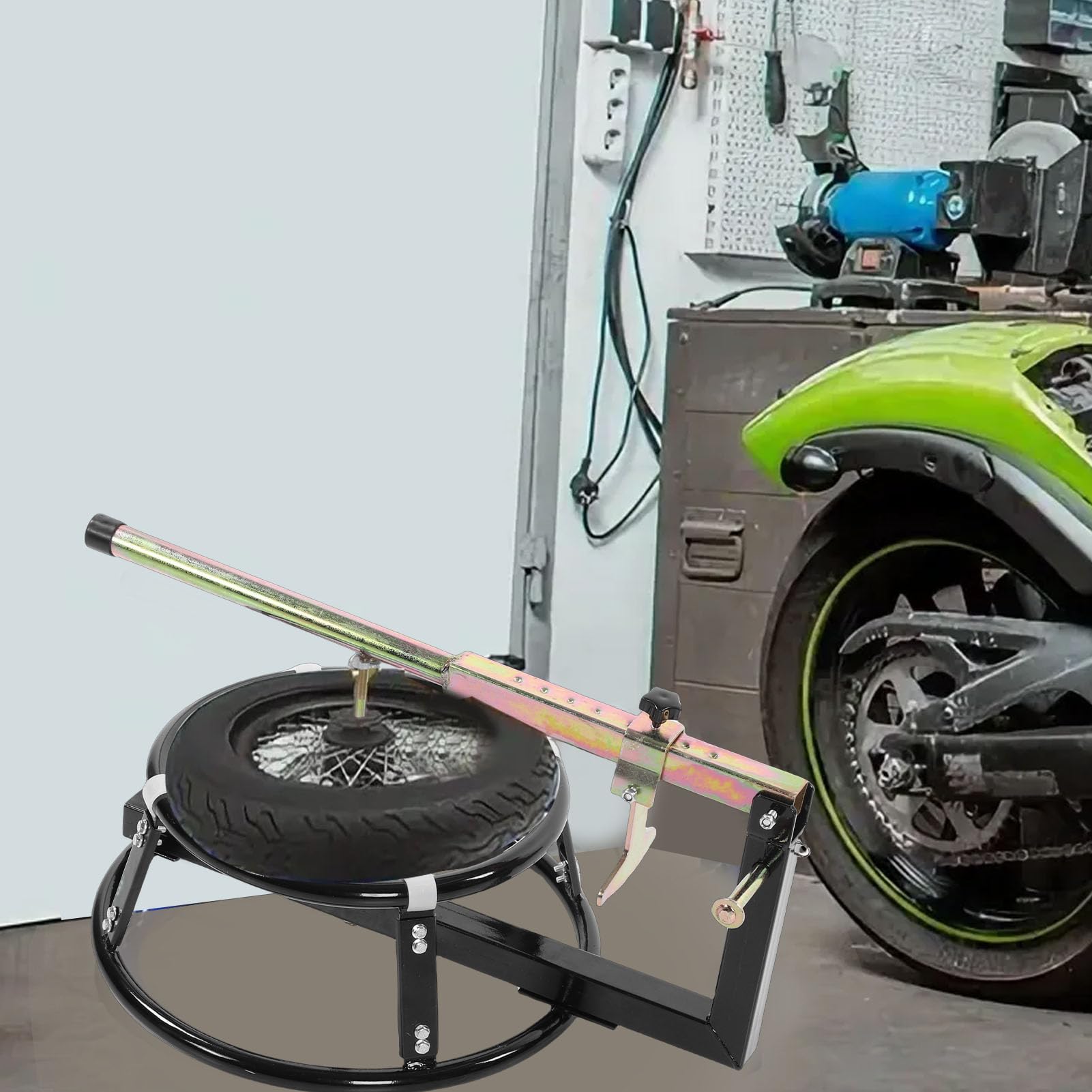 Motorrad-Reifenwechselständer, Dirt Bike-Reifenwechselständer mit Abdrücker für 16-21-Zoll-Reifen