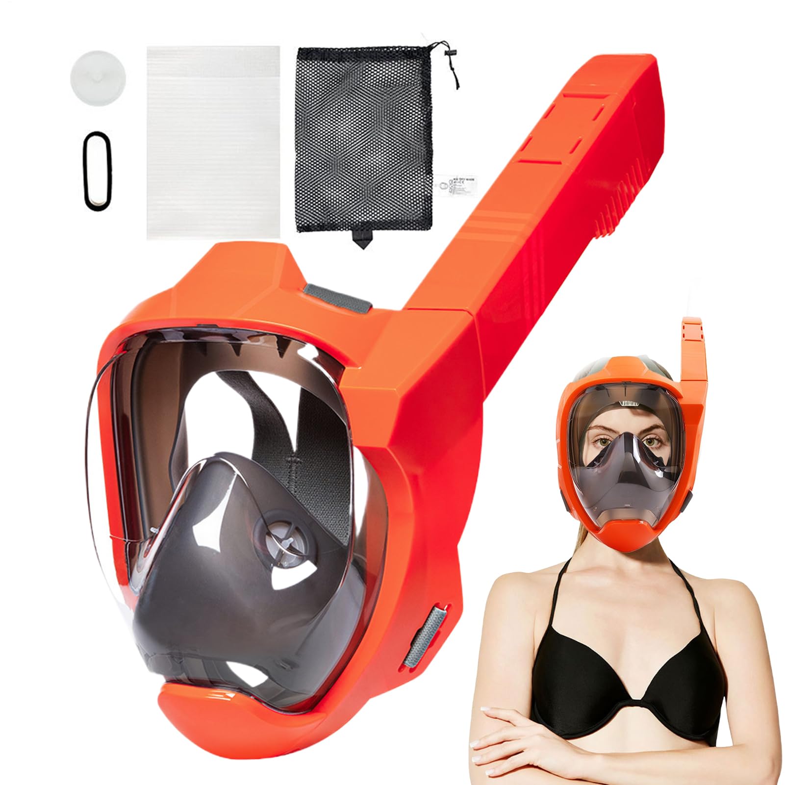 Maschera Snorkel Adulto Attrezzatura Anti-Appannamento Impermeabile Con | Attrezzatura da Snorkeling per Adulti per Immersioni, Nuoto, Donne e Uomini, Piscina, Viaggio, Subacqueo