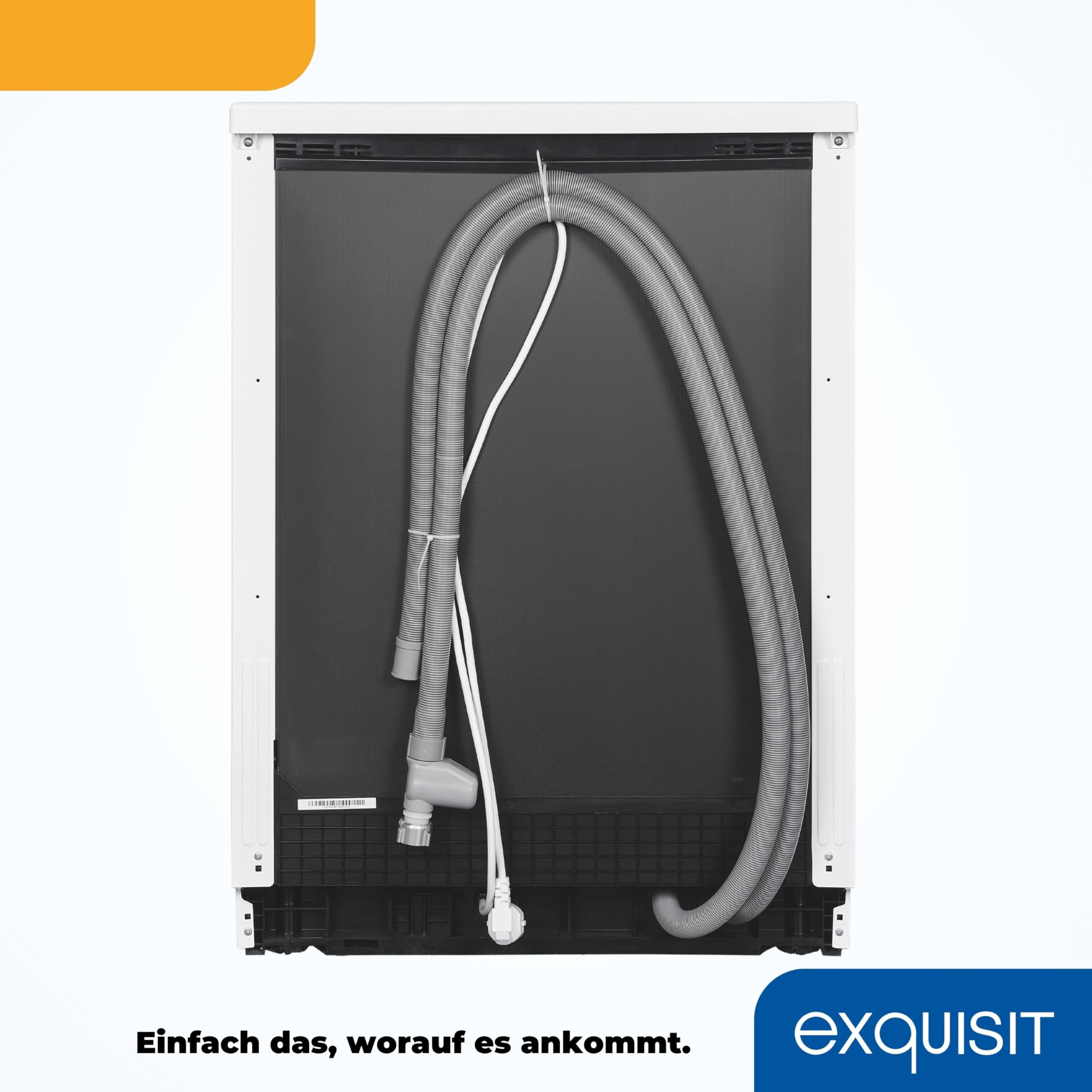 Exquisit GSP9414-030D Geschirrspüler Freistehend - Spülmaschine 60 cm