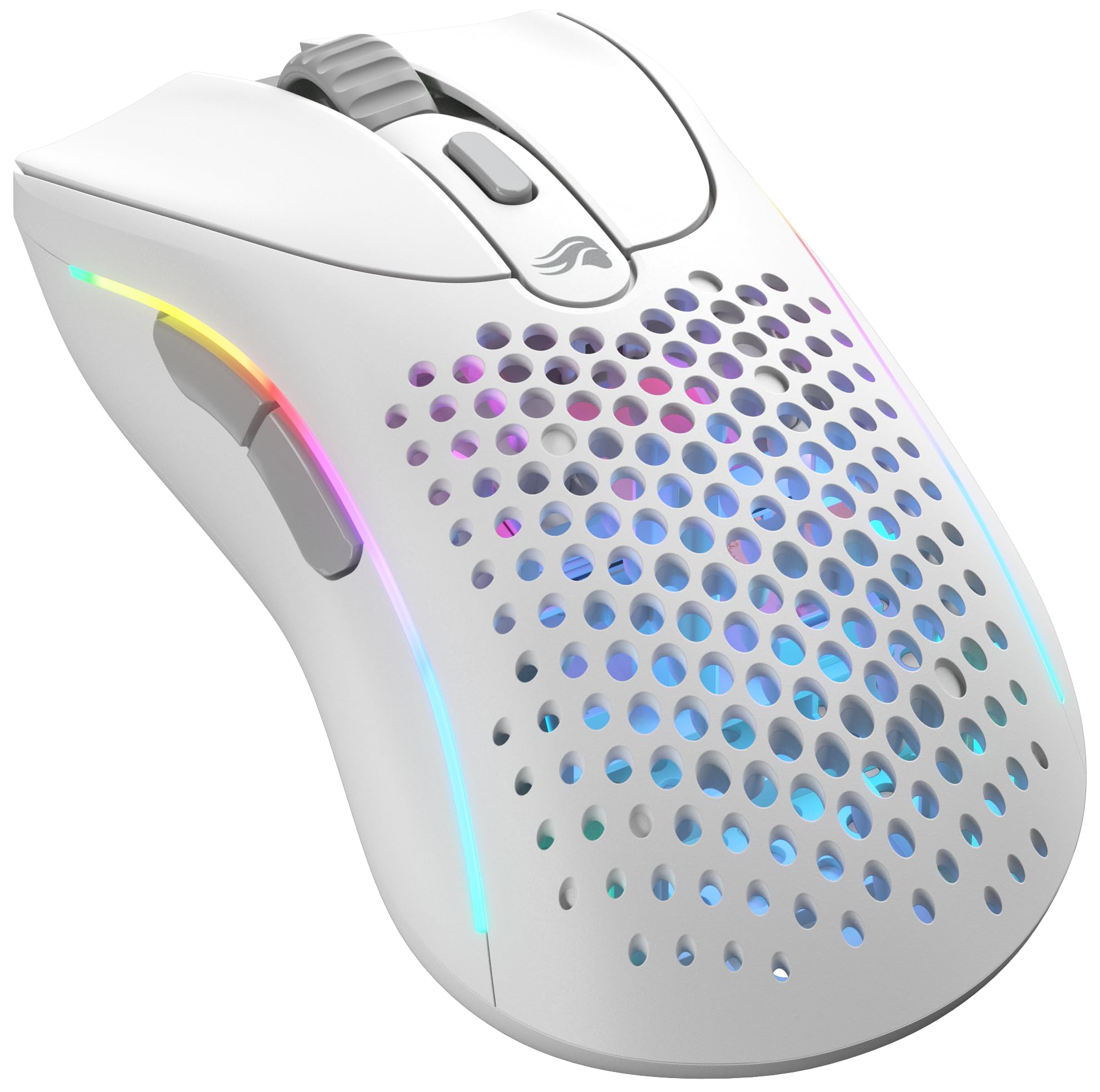 Gaming Model D 2 Wireless Gaming Mouse - Superlight 66g, up to 210 hr Battery Life, 26K Optical Sensor, 6 Programmable Buttons, Ergonomic, 80 Million Clicks, FPS, MMO, MOBA - White