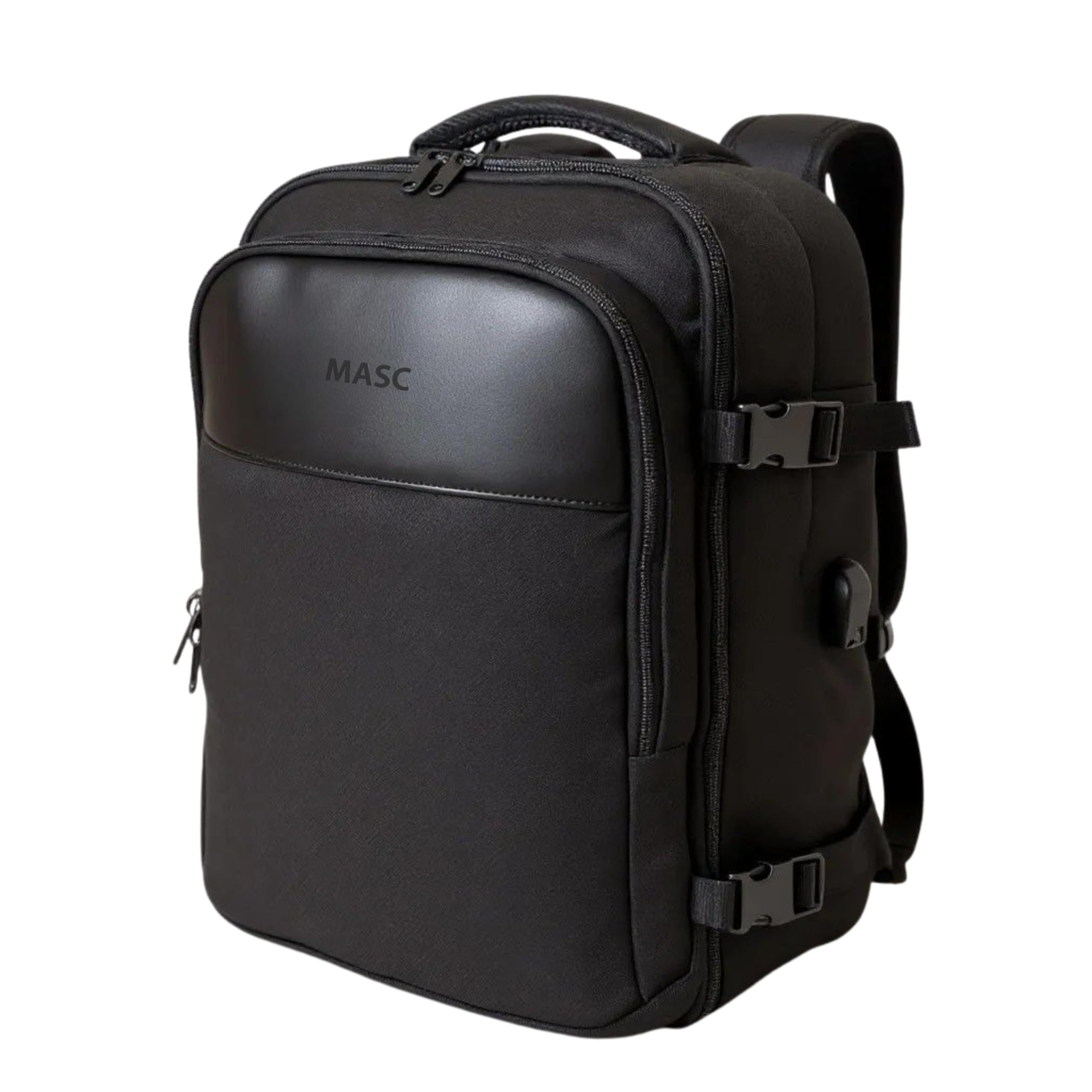 Zaino Easyjet 45x36x20 da Viaggio, Zaino Capiente 30L per Viaggio in Aereo - Bagaglio a Mano da Cabina Impermeabile Porta PC con Lucchetto e Caricatore USB