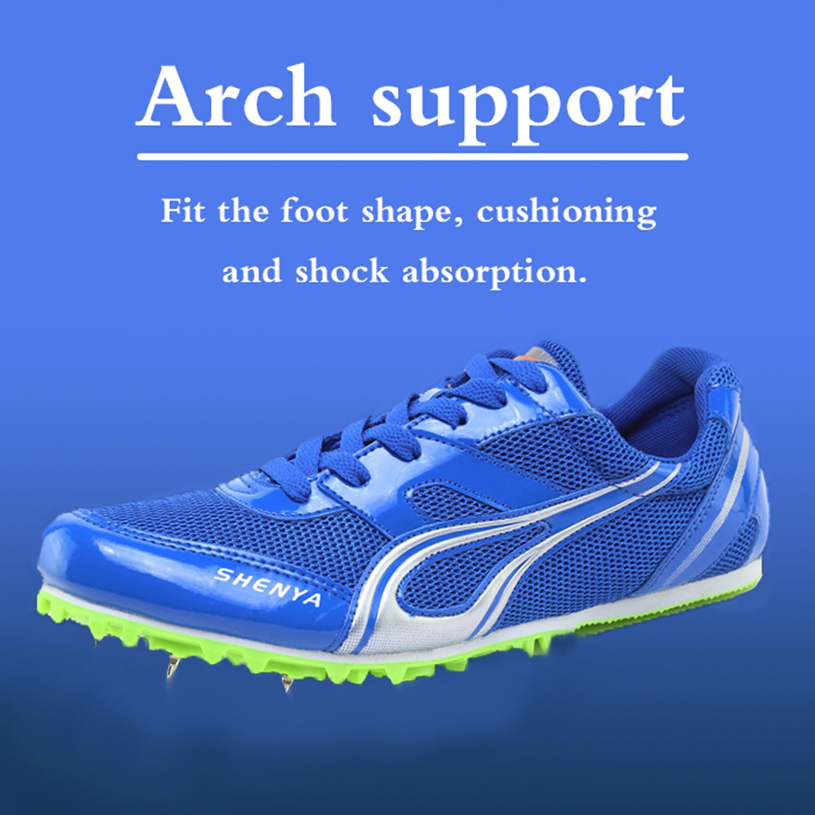 Zapatillas Correr Ligeras y Antideslizantes,Clavos De Running,Zapatillas Unisex Correr Profesionales,Zapatillas Clavos Atletismo,Ligero,Zapatos con Clavos,para Velocidad Running