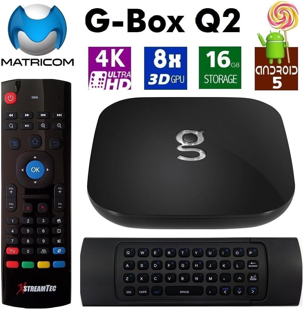 Matricom G-Box Q² Android TV Box [ 2GB /16GB /4K ] Quad / Octo Core TV Box