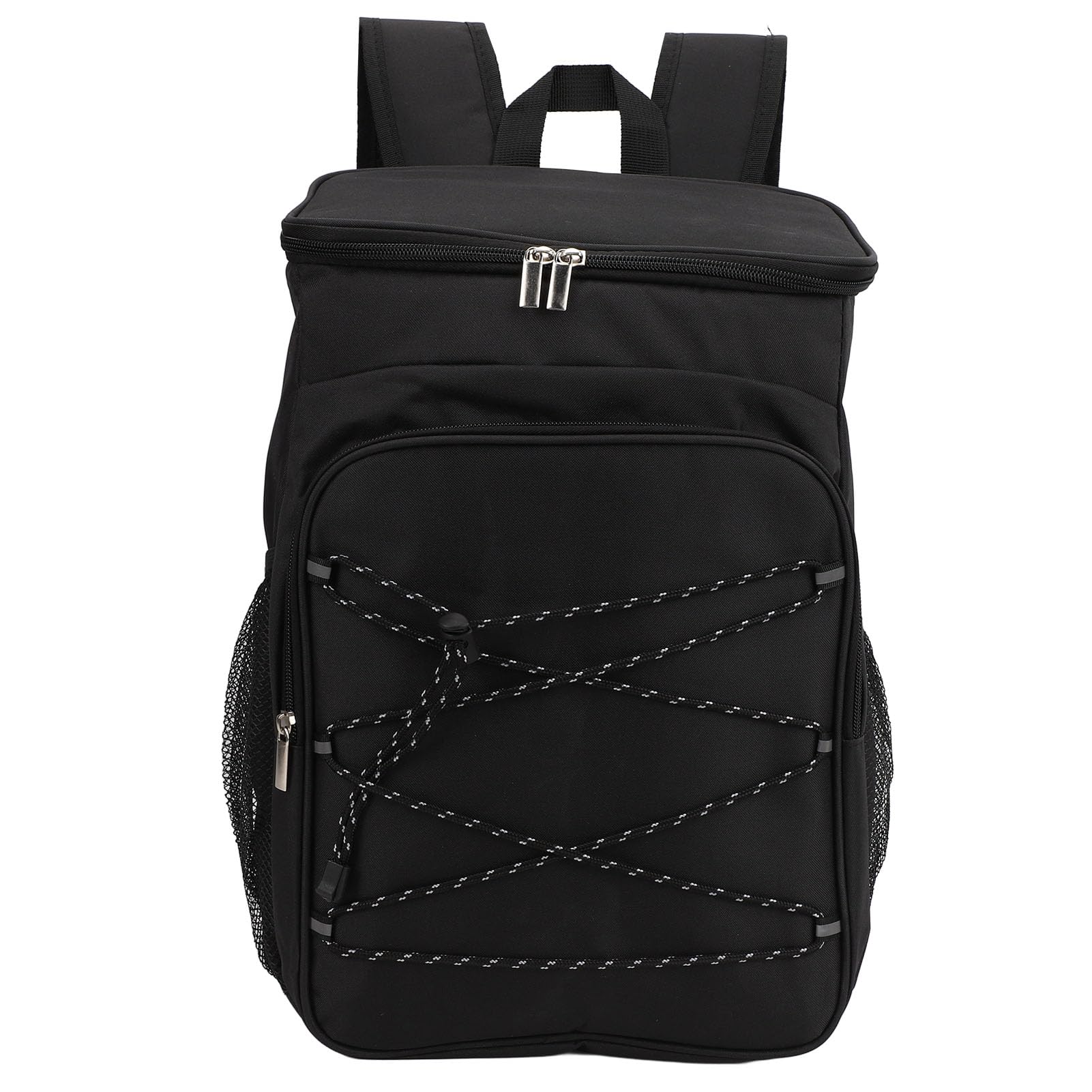 Mochila Viaje Mochila De Picnic Mochila Nevera Isotermica Mochila Aislante De Tela Oxford, Mochila Refrigeradora A Prueba De Fugas, Resistente Al Agua, De Gran Capacidad, Negra