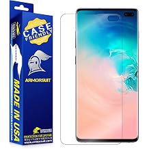 ArmorSuit 2 Pack MilitaryShield Screen Protector Designed for Samsung Galaxy S10+ Plus 6.4" 2019 Release Case Friendly Anti-Bubble HD Clear Film - Made in USA