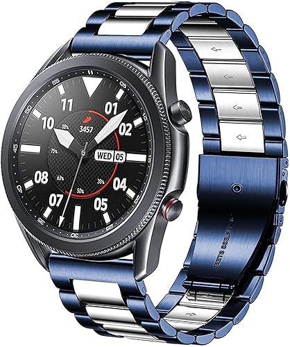 Correas compatibles con Samsung Galaxy Watch 3 de 1.772 pulgadas  Galaxy Watch de 1.812 pulgadas, correa de repuesto de metal de acero inoxidable disponible en Yaxa Mexico