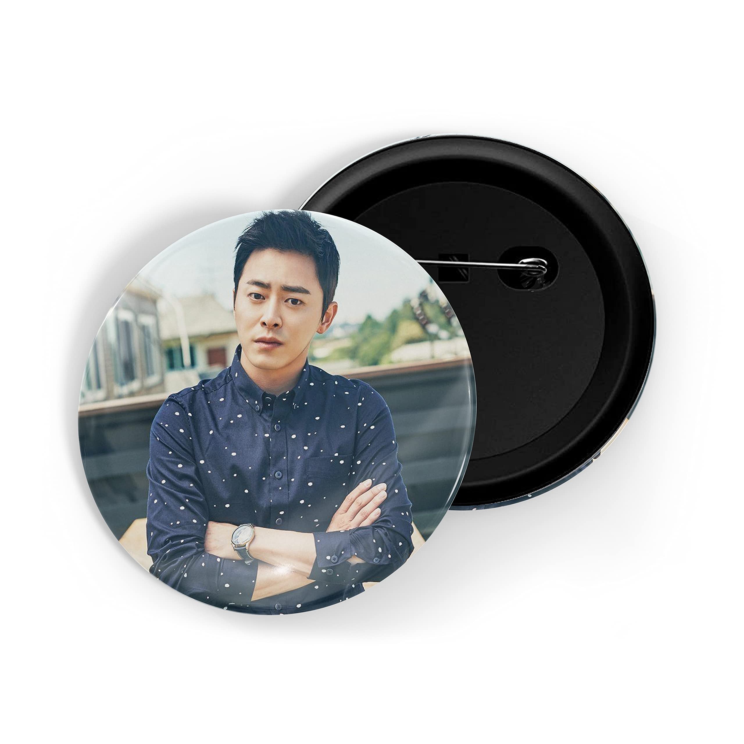 dhcrafts Pin Badges K-Drama Korean Actor Multicolour Jo Jung -suk D2 Glossy Finish Design Pack of 1