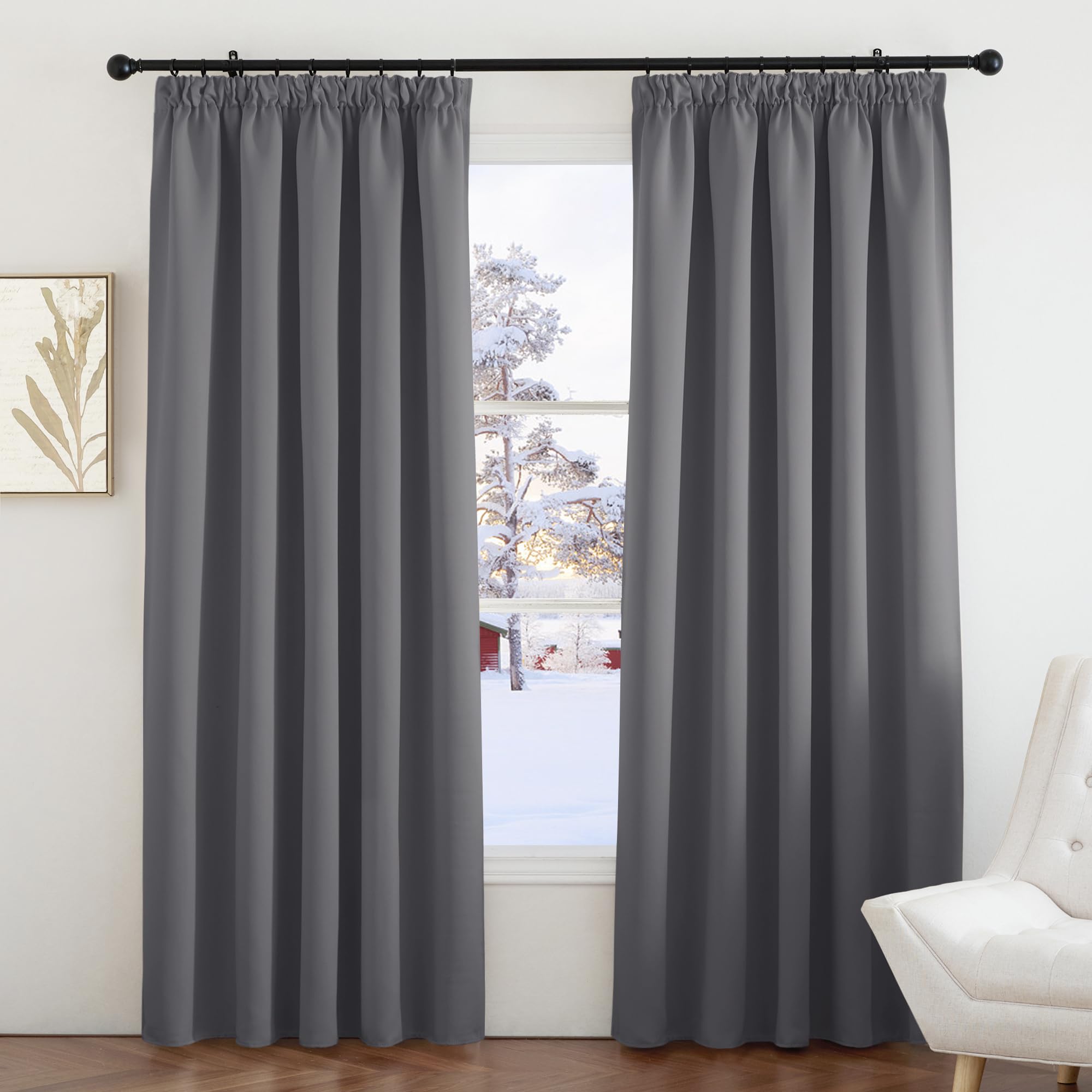 PONY DANCE Door Curtain Thermal Insulated - Image 2