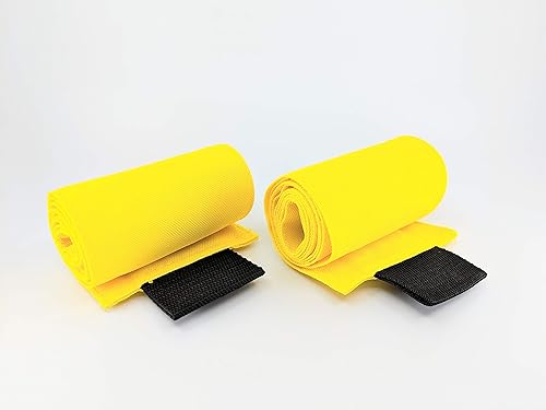 Miniatura 7 de Letrero de baño cerrado para limpieza con extremos magnéticos (paquete de 2) letreros de nailon para puerta de baño en inglés y español, 42 x 3.5