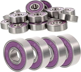 LIOOBO 16 Peças Rolamentos De Skate Rolamentos De Scooter Rolamentos Lisos Multifuncionais Rolamentos De Esferas De Skate Acessórios De Skate Rolamentos De Ferramentas De Para