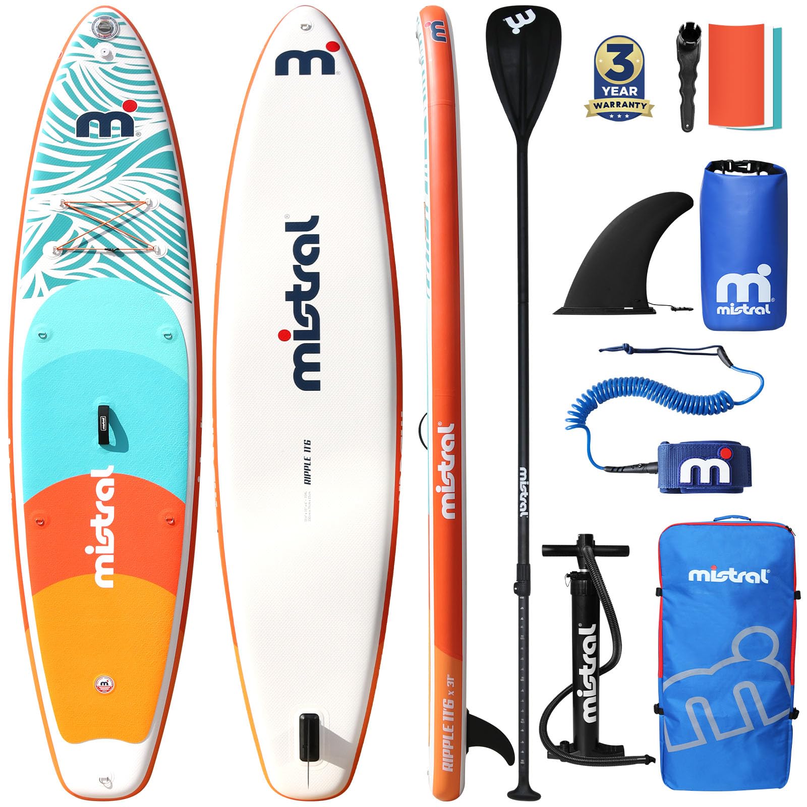 Amazon.com : Mistral Inflatable Stand Up Paddle Board with Premium