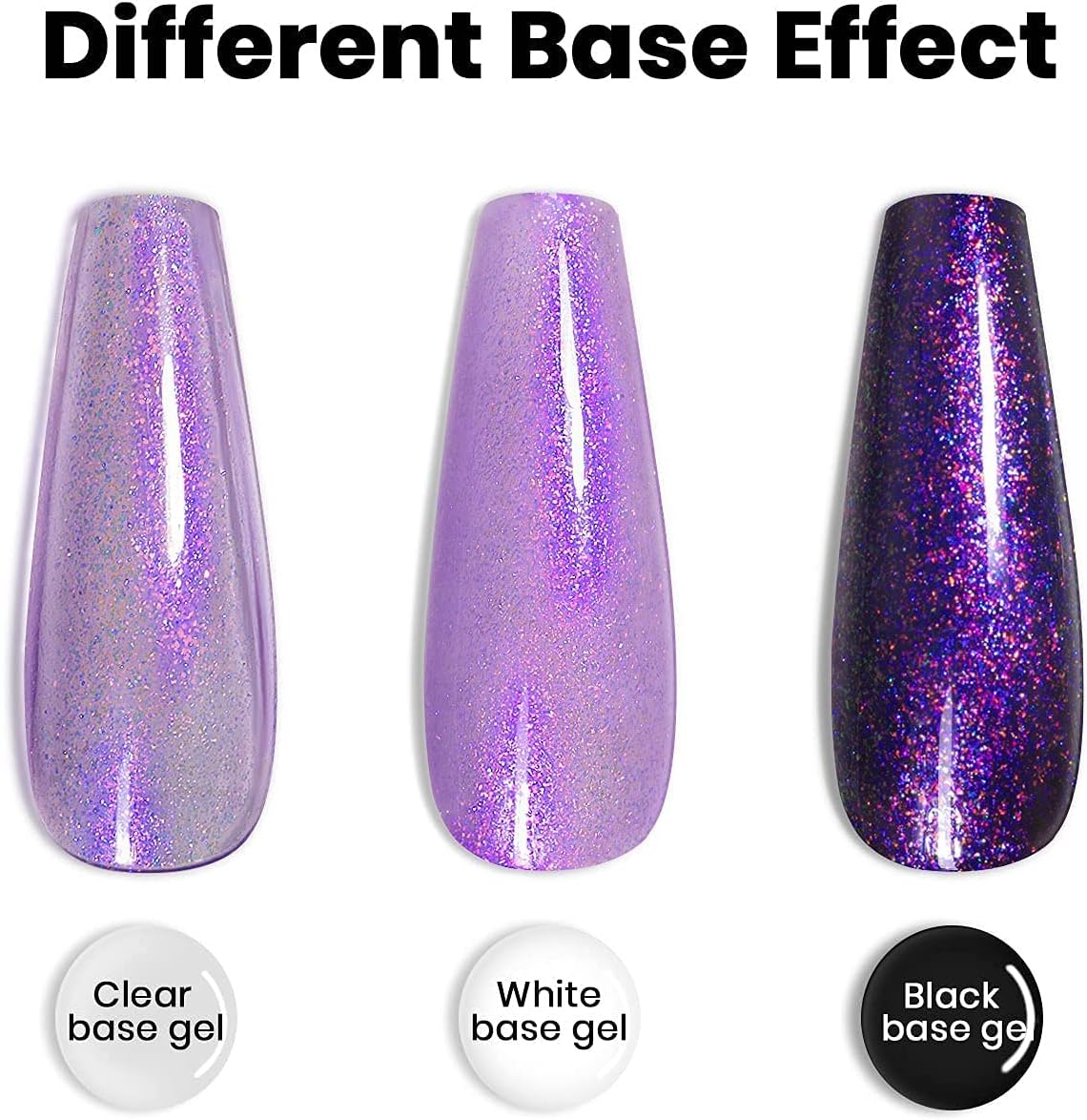 RARJSM Pearl Glitter Gel Polish,Shell Glitter Gel Nail Polish,Reflective Sparkle Shiny Clear Pastel Need Cured With UV Led Nail Lamp 1 Piece 7.5ml Nail Art Manicure - Image 4