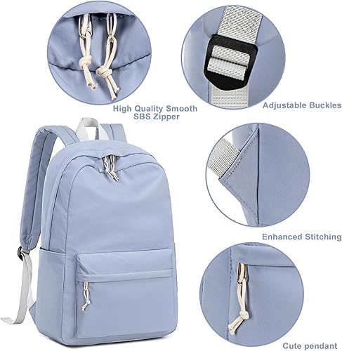 Miniatura 3 de Mochila escolar para adolescentes, niñas, mujeres, mochila para laptop, mochila universitaria, escuela secundaria, viajes, trabajo, viajeros,
