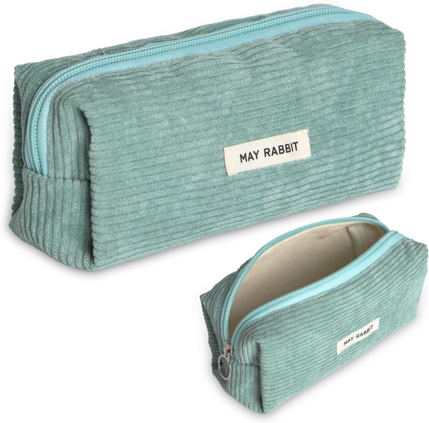 Trousse à Crayons Esthétique En Velours Côtelé - Pour Adolescentes Et