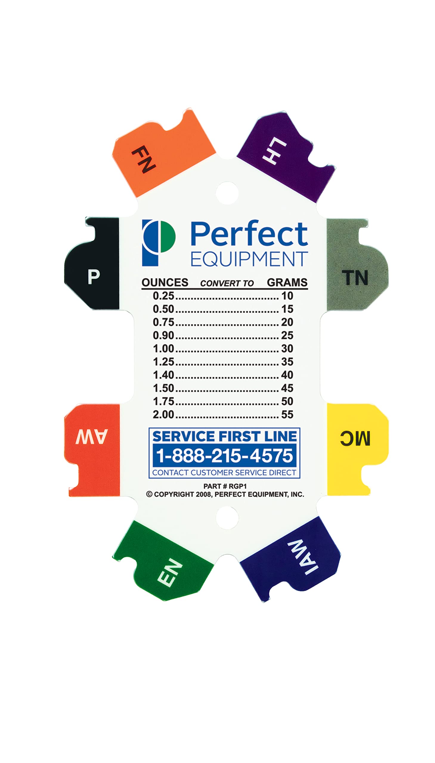 Perfect Equipment Wheel Weight Rim Gauge (RGP1) Automotive