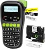 H1100 Label Maker, Handheld Backlit Label Maker Machine, with Waterproof White Tape12mm, Replacement for Brother Label Printer, QWERTY Keyboard & 3 Cable Modes, For Home & Office