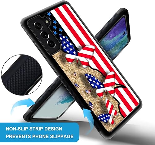 Miniatura 10 de ZHEGAILIAN Funda compatible con Samsung Galaxy S21 Fe, Crescent Nebula Galaxy S21 FE para niñas, funda protectora antideslizante de TPU suave a