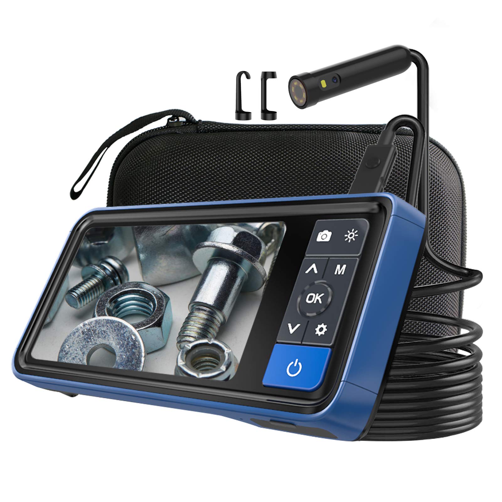 Amazon.co.jp: GEECR デジタル内視鏡 デュアルファイバスコープカメラ  