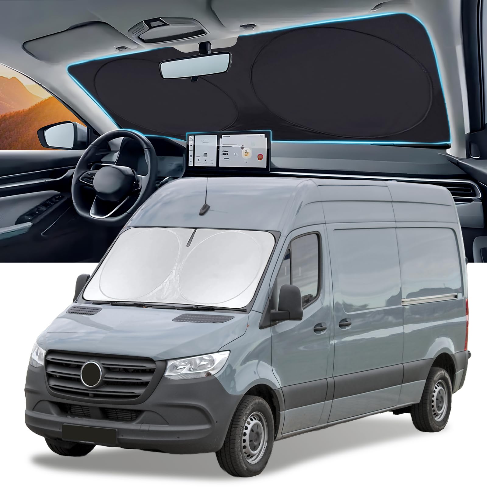 Amazon.com: Windshield Sunshade for 2007-2026 Mercedes Benz