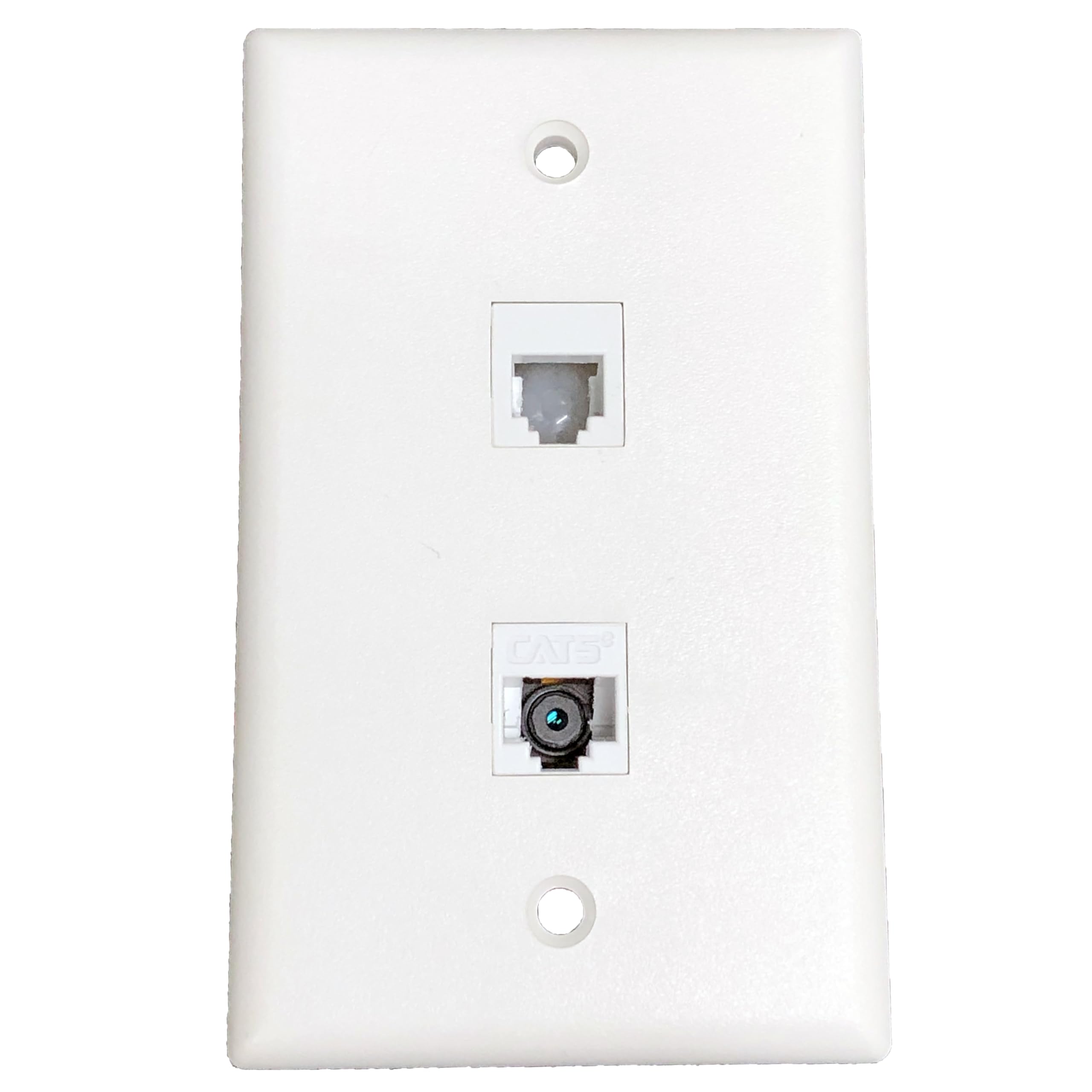 4K HD Telephone Ethernet Network Phone Jack Battery Powered WiFi Spy Camera 30-90 Days Battery Life