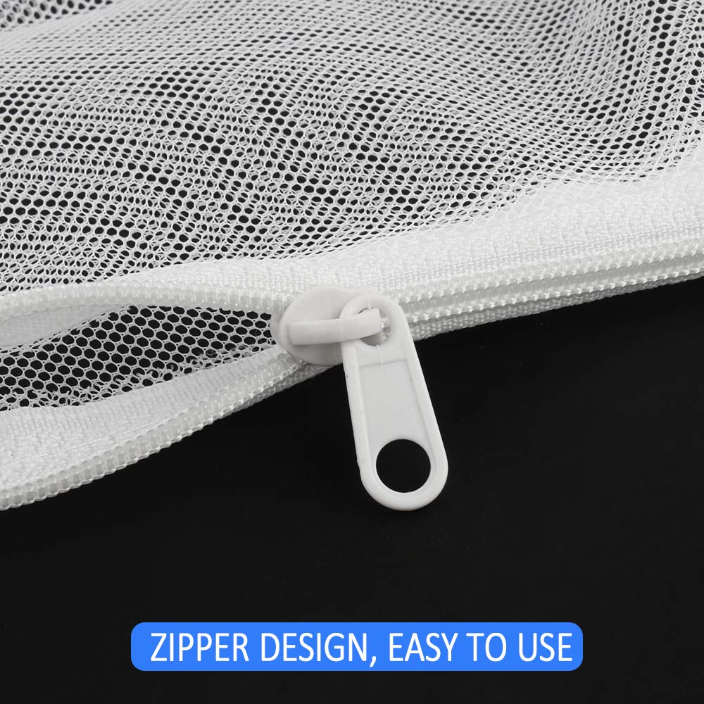 Filterbeutel Für Aquarium, 25,4 X 15,2 Cm (4 Stück) – Wiederverwendbare Nylon-Medientaschen Mit Kordelzug