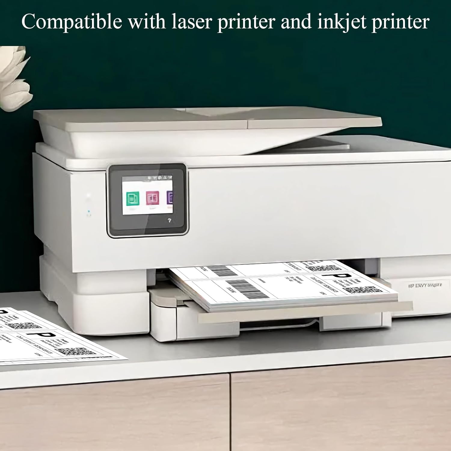 Sticker Paper, Full Sheet Shipping Labels 8.5 x 11, Self Adhesive Full Sheet Mailing Label for Laser and Inkjet Printers- 25 Sheets, 25 Labels - Image 4