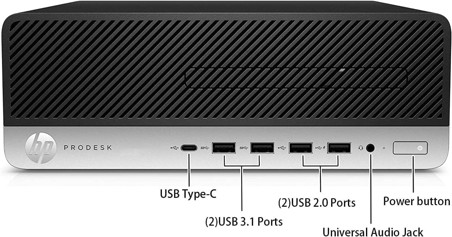Amazon.com: HP EliteDesk 800 G4 SFF Computer PC, New 24-Inch