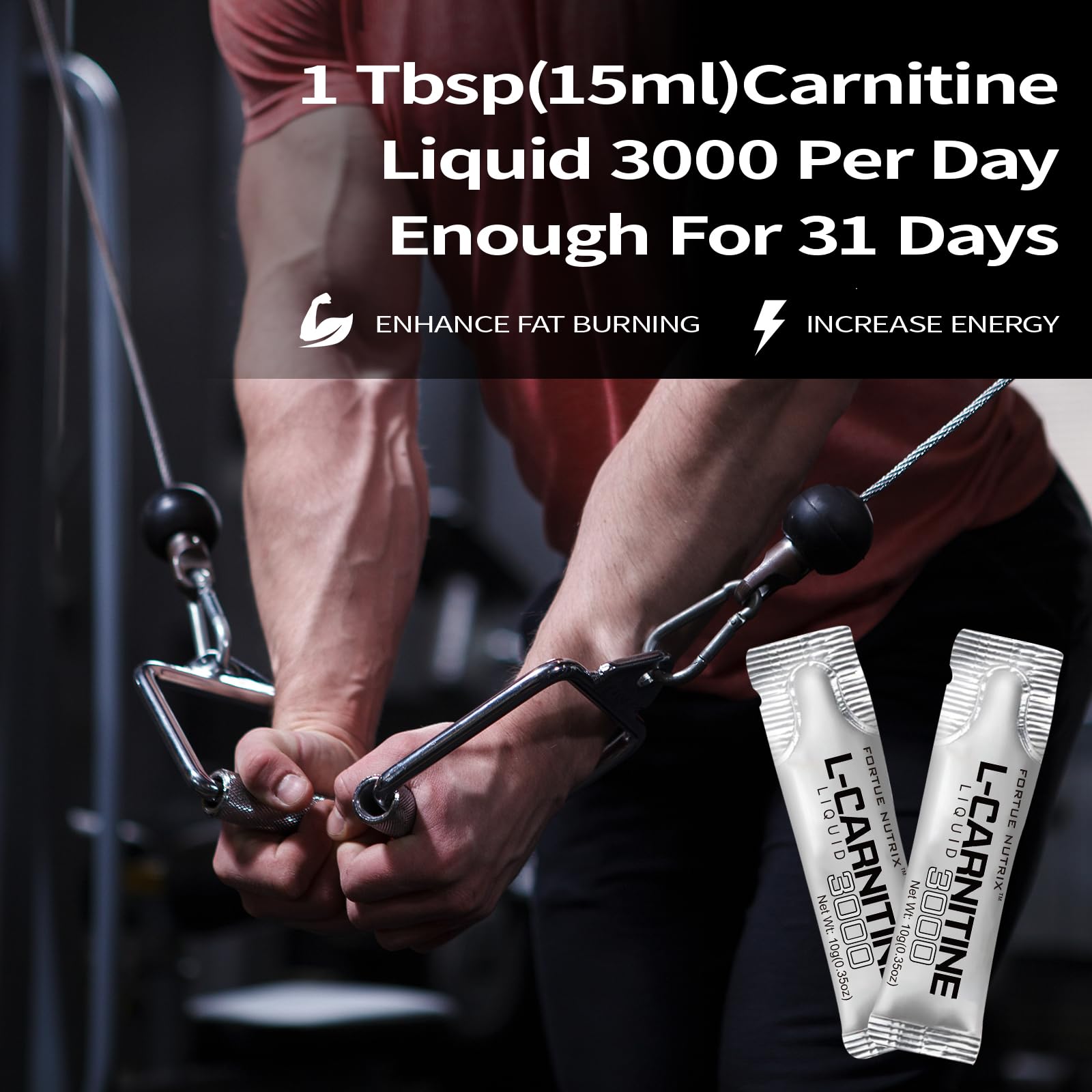 Nutrition Liquid L-Carnitine 3000mg Supplement | High Strength with L- Carnitine, Acetyl L-Carnitine & B Vitamins for Optimal Absorption | Pre  Workout Energy & Metabolism Support | 30 Packets : Amazon.co.uk: Health &