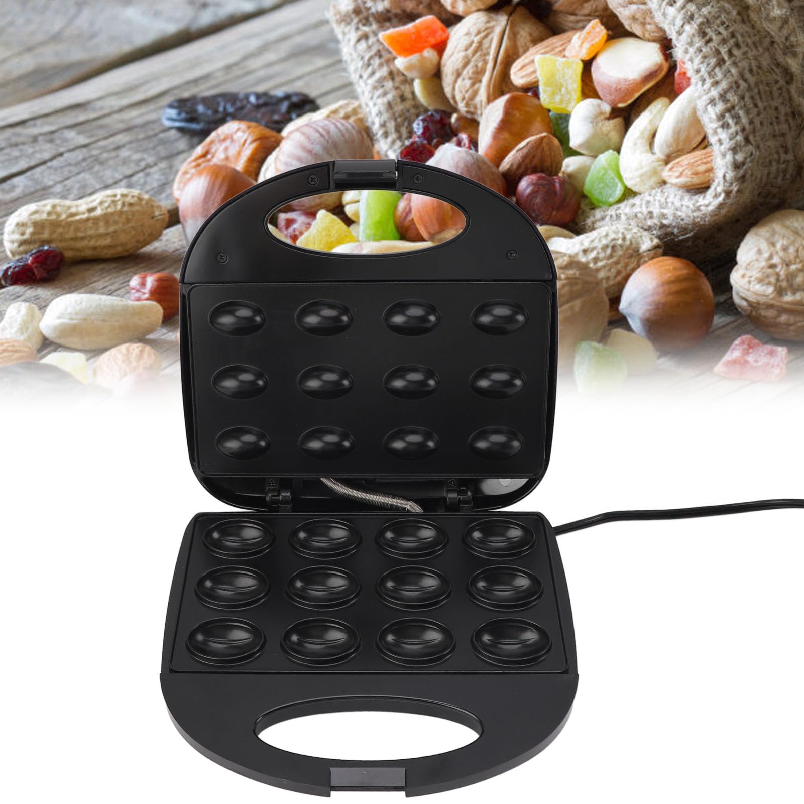Cookie Assorted Maker Oreshki Mould Cookie Pressen Maschine Elektrische Süßigkeiten Walnuss Gebäck Backen Werkzeug Mini Haushalt für Kuchen Sandwich EU Stecker