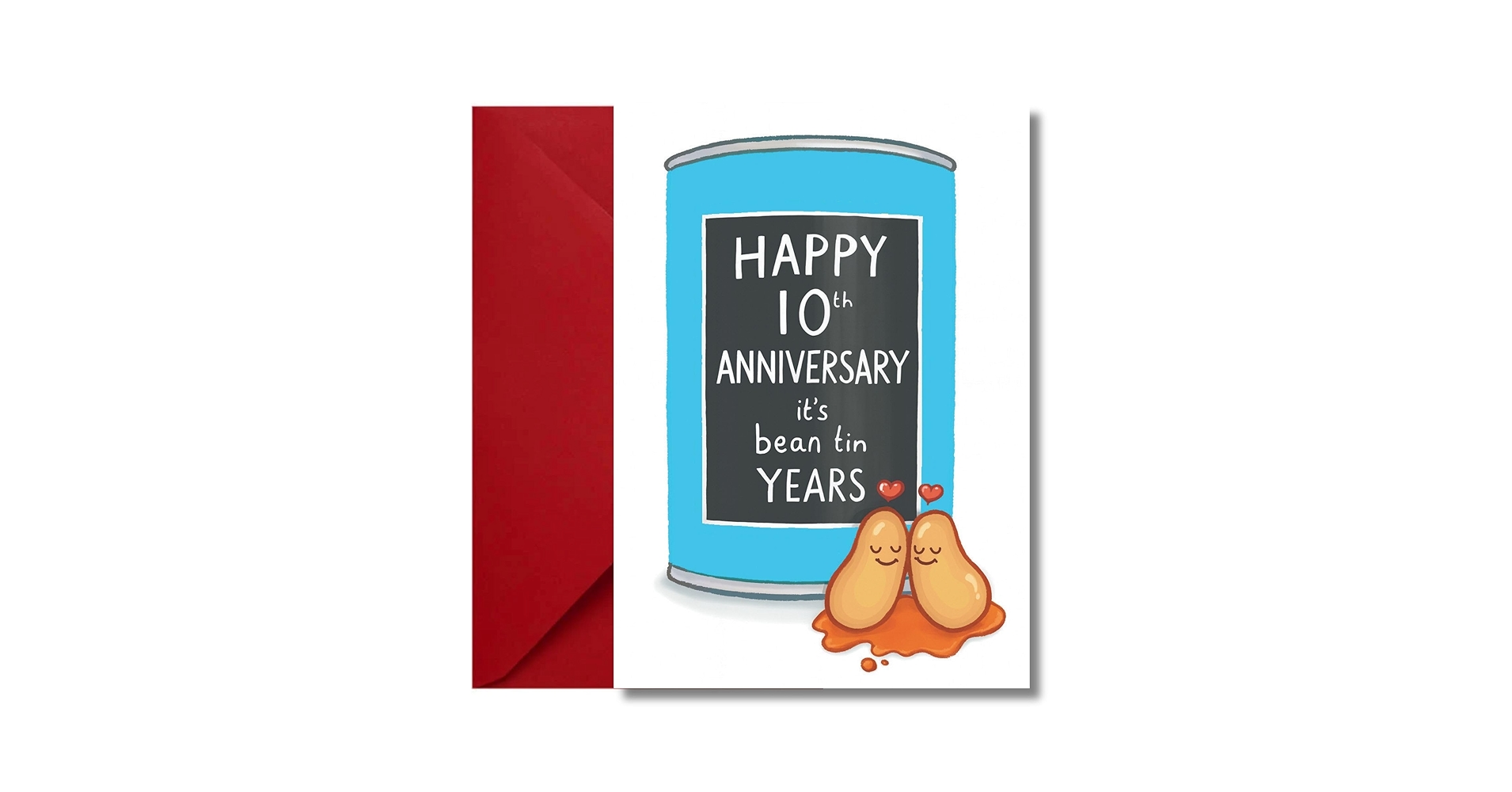 Amazon.com : LimaLima Funny 10th Wedding Anniversary Card