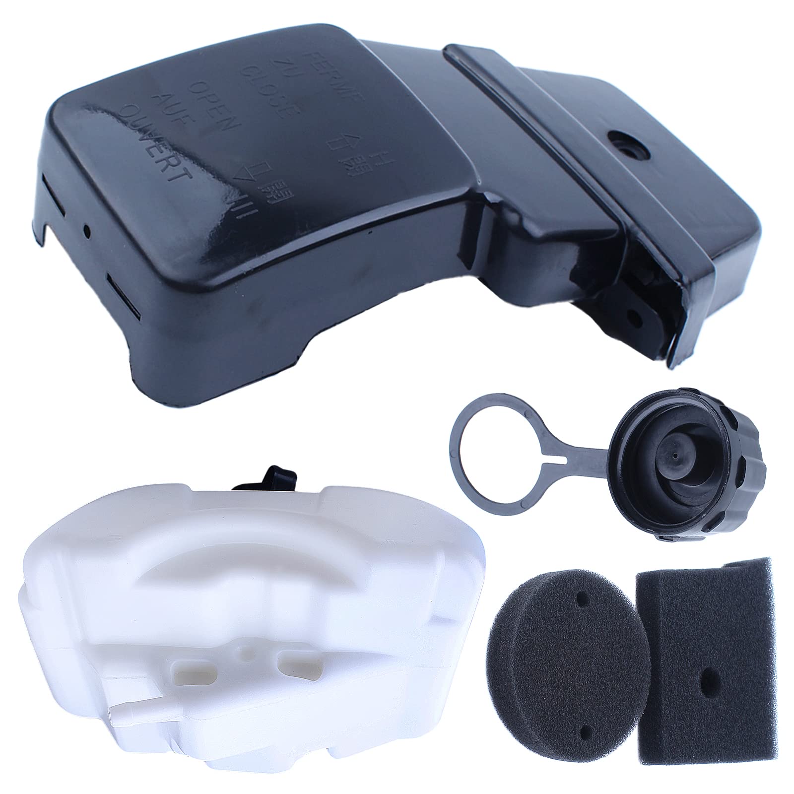 Conjunto de tanque de combustible para Robin NB411 BG411 EC04 RBC411 49cc motor cortador de cepillo pieza de repuesto 5416500000