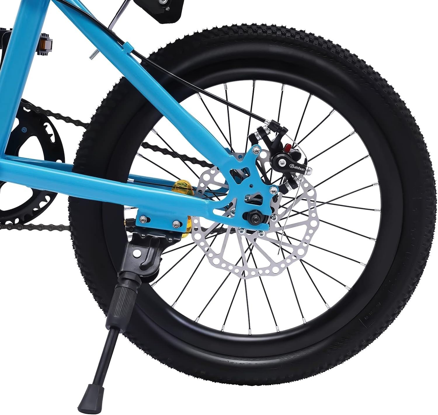 Bicicleta Montaña para Niños 18 Pulgadas, Frenos Delanteros Y Traseros, Adecuada para Niños con Una Altura 4,1 A 4,59 Pies, Bicicleta Montaña MTB para Niños E,18in