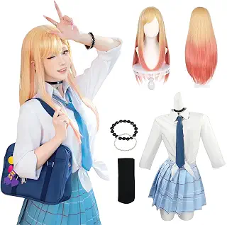 [NOKIJP] 喜多川海夢 コスプレ衣装 五条新菜 コスプレ 乾紗寿叶 コスプレ 着せ恋 コスプレ衣装 黒江雫 鴻上麗 制服 セット アニメ コスチューム