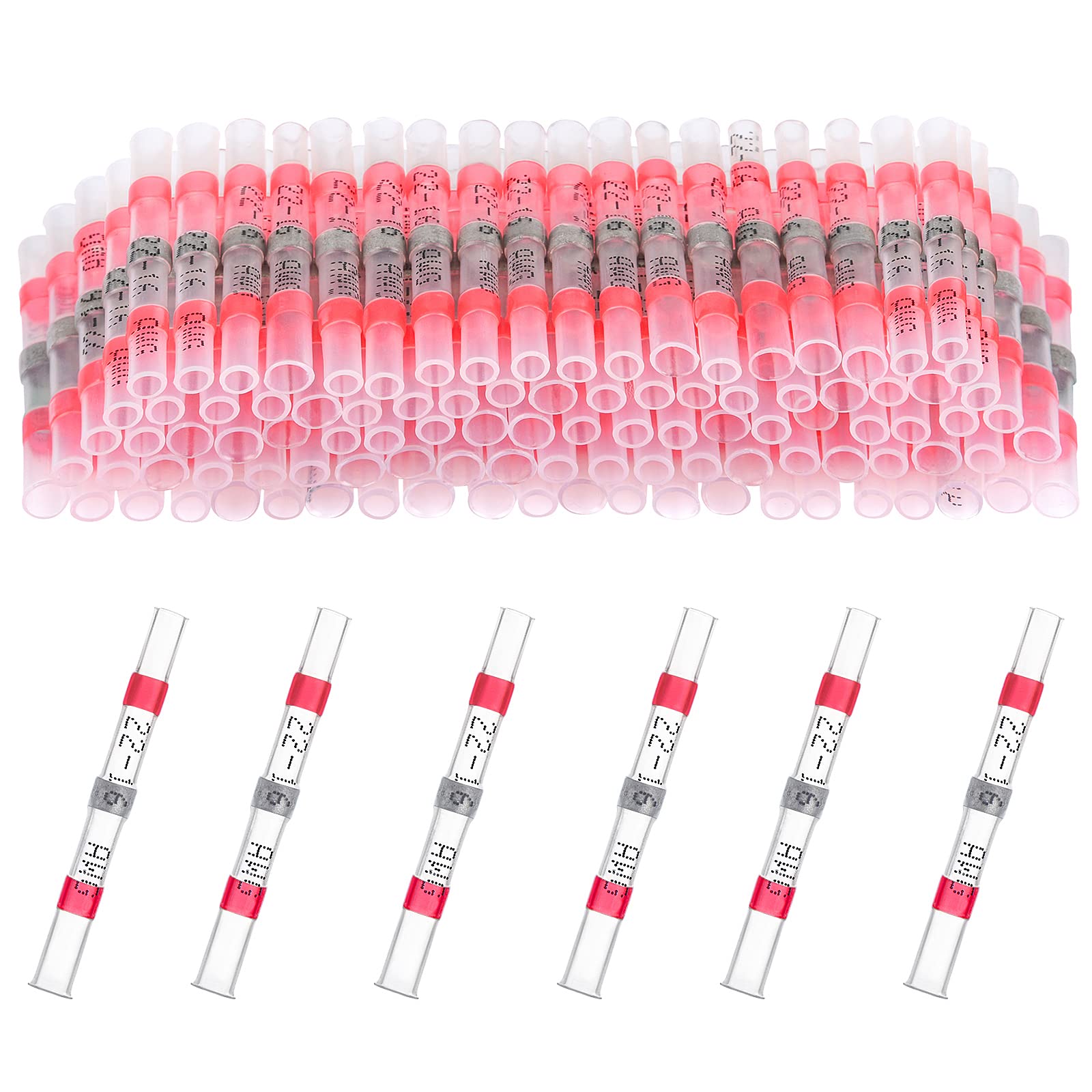 Artrinck Lot De 100 Connecteurs De Fil à Souder étanches Et