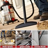 Vista 4 de Shop-Vac 5926211 Aspiradora húmeda/seca HP de 12 galones 6.0 Peak HP 90662 Bolsa de filtro desechable de 10-14 galones, paquete de 6