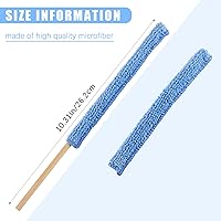 Vista 2 de Honeydak 12 piezas de microfibra con detalles de plumero, mini plumero, herramienta de limpieza de grietas, limpiador de ventilación de aire