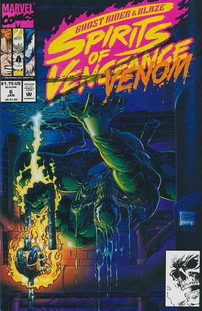 Ghost Rider/Blaze: Spirits of Vengeance #6 FN ; Marvel comic book | Venom