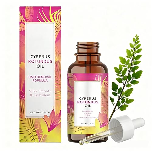 Cyperus Rotundus Aceite Depilatorio - Suero calmante para después del afeitado y depilación con cera - Cuidado hidratante de la piel para una piel