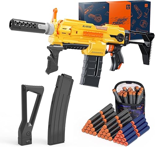 TASKQWIK Juego AK de 60 dardos de espuma incluye 40 dardos de precisión afilada compatible con pistolas Nerf regalos de juguete para fanáticos de