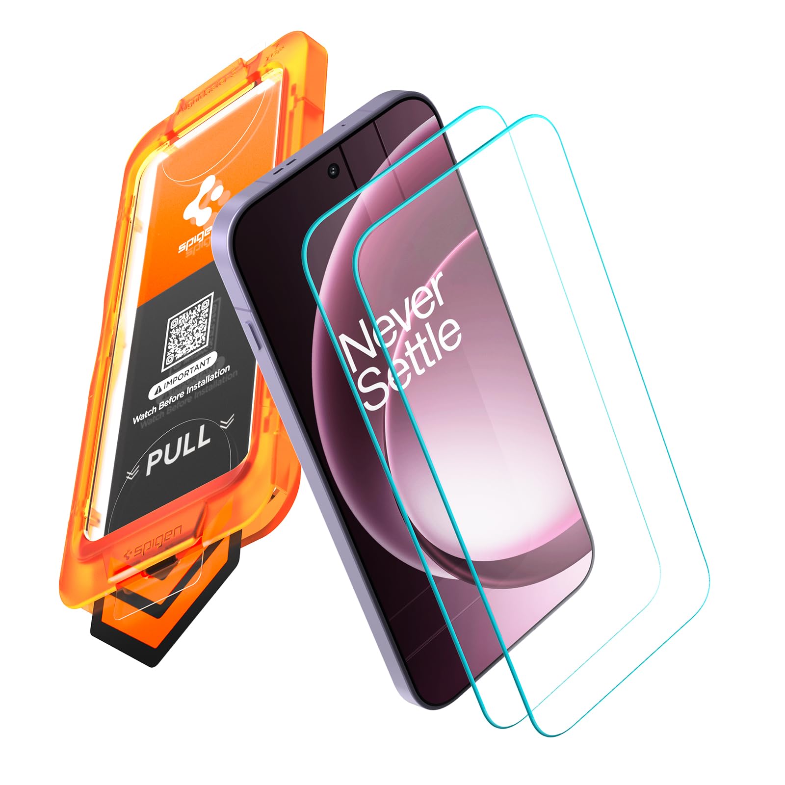 Spigen AlignMaster S Tempered Glass Screen Protector Guard for Oneplus 15 [2 Pack]