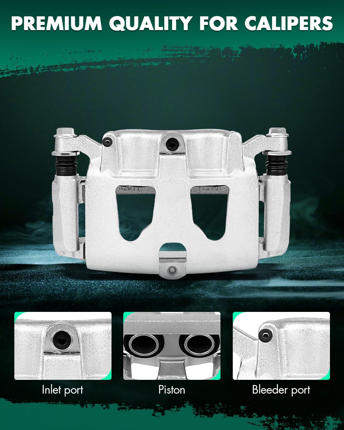 SCITOO 18B5473 18B5472 Rear Left & Right Disc Brake Calipers Assembly w/Bracket For Ford For F-250 Super Duty 2013-2019,For Ford For F-350 Super Duty 2013-2019 (SRW)