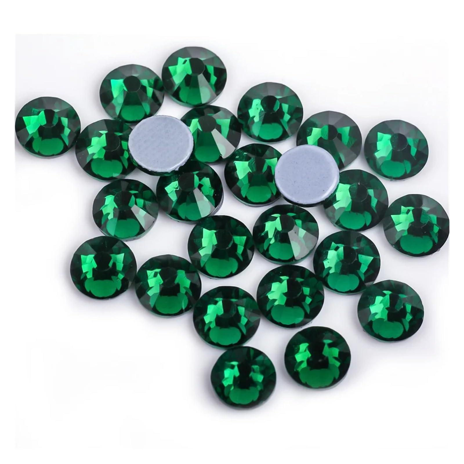 Strass thermocollants vert émeraude SS6 pour couture et customisation de vêtements
