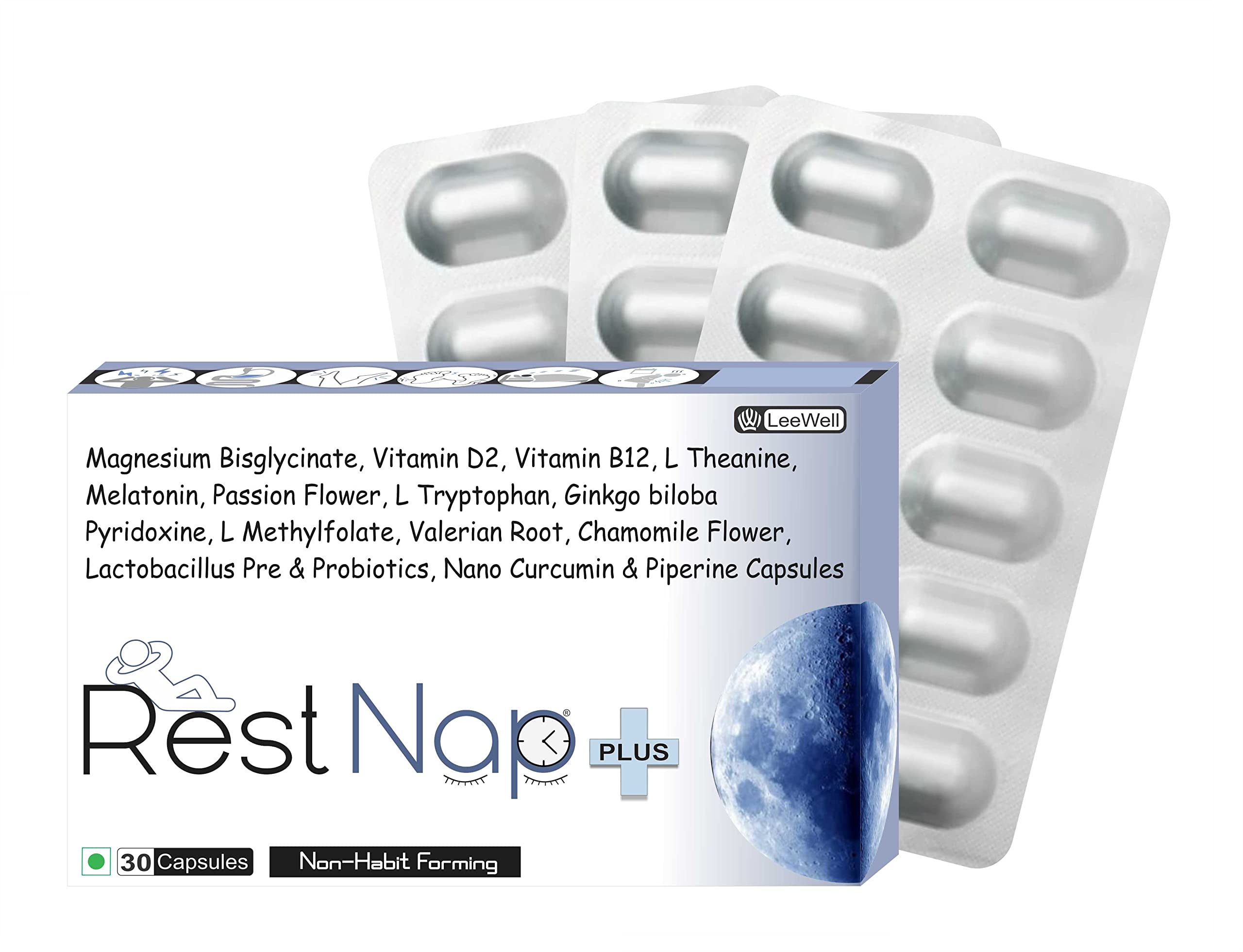Buy Rest Nap +Plus Restful & Restless Leg Muscle Nerve Relaxation aid