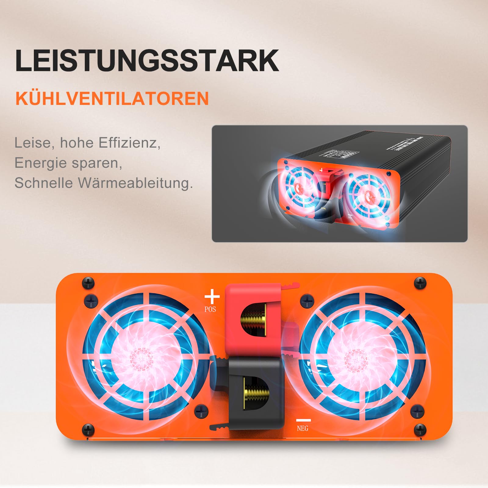 DATOUBOSS 2000W Reiner Sinus Wechselrichter 24V auf 230V (4000W Peak), Spannungswandler mit Funkfernbedienung, EU-Steckdose, USB-A & USB-C, LCD Display – für LKW Wohnmobil, Camping & Solar
