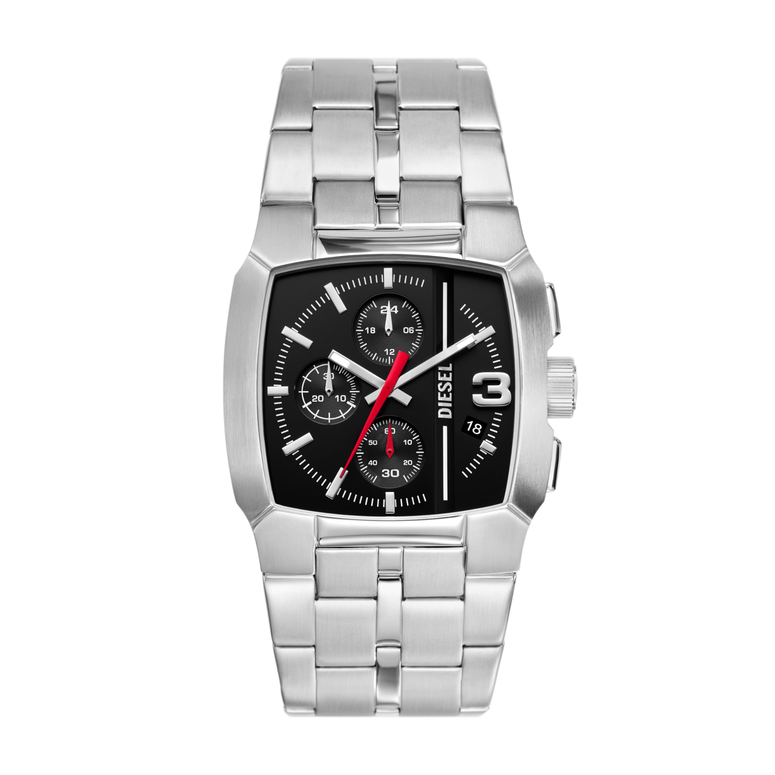 Diesel Stainless Steel Analog Black Dial Men Watch-Dz4661, Silver Band (B07T2XXTSN) Amazon Price History, Amazon Price Tracker