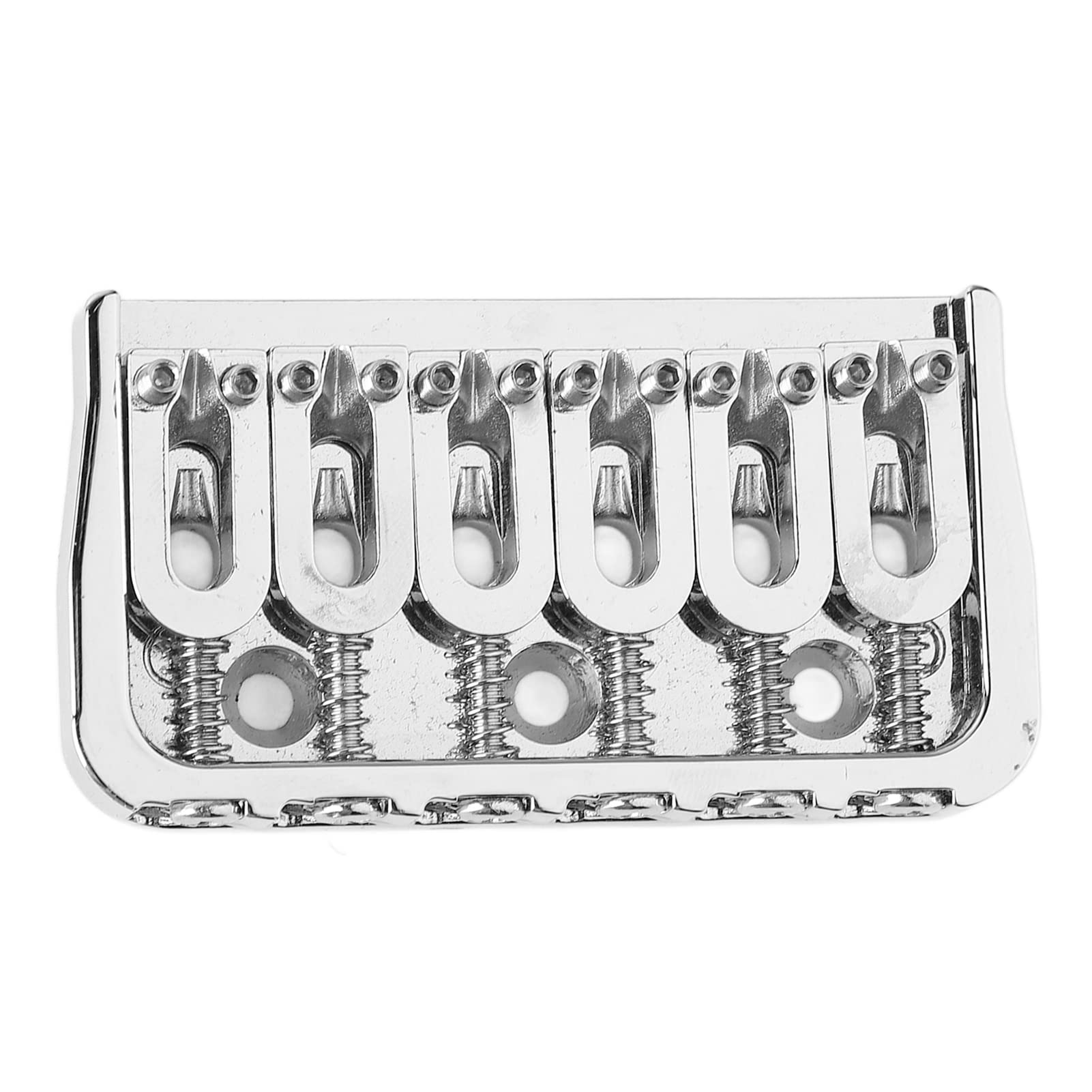 Amazon | ギターブリッジの交換 エレキギター固定ブリッジ クローム