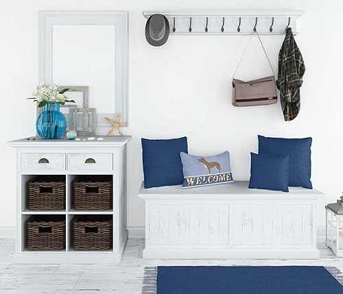 Miniatura 3 de Caroline's Treasures BB8339PW1216 Perro de Presa Canario - Almohada decorativa de tela de lona, azul, 12 de alto x 16 de ancho, multicolor